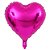Balão de Coração Metalizado 40cm cor Pink - Imagem 1