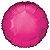 Balão Redondo Metalizado 40cm cor Pink - Imagem 1