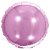 Balão Redondo Metalizado 40cm cor Rosa Claro - Imagem 1