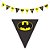 10 Bandeirolas Triangular Batman Geek - Imagem 1