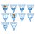 10 Bandeirolas Triangular Chá de Bebê Azul - Imagem 4