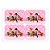 12 Adesivos Patrulha Canina Rosa para Lembrancinha Marmitinha 240ml - 9x12,5cm - Imagem 1