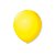 Balão Bexiga Lisa Amarelo 6,5" 15cm - 20 Unidades - Imagem 1
