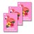 30 Tags Flamingo Abacaxi 4x3cm - Imagem 1