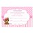 8 Convites Chá de Bebê Rosa 7x10cm - Imagem 2