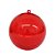 Bola ou Esfera Acrílica Vermelha 6,5cm - 3 unidades - Imagem 1