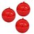 Bola ou Esfera Acrílica Vermelha 6,5cm - 10 unidades - Imagem 2