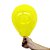 Balão Bexiga Translúcido Cristal Amarelo Citrino Nº 9 23cm - 30 Unidades - Imagem 1