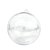 Bola ou Esfera Acrílica Transparente com Glitter  6,5cm - 10 unidades - Imagem 1