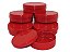 Latinhas de Plástico Mint to Be 5,5x1,5 cm Vermelha - Kit com 50 unids - Imagem 3