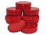 Latinhas de Plástico Mint to Be 5,5x1,5 cm Vermelhas - Kit com 100 unids - Imagem 3