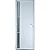 PORTA LAMBRIL ALUMÍNIO BRANCO COM 3 VIDROS NA LATERAL E MAÇANETA LINHA 25 - Imagem 1