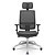 Cadeira Escritório Brizza Presidente Giratória Encosto em tela Braços Reguláveis Home Office Corporativa - Imagem 1