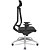 Cadeira Escritório Presidente Twister Giratória Encosto em Tela Porta Paletó Braços Reguláveis Home Office Corporativa - Imagem 6