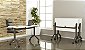 Mesa para Escritorio Dobravel Rebativel Home Office Reta 1,20 X 0,60 M 25 Mm Escrivaninha Rodinhas - Imagem 5