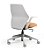 Cadeira para Escritório Executiva Giratória Alles Home Office Braços Fixos Relax - Imagem 5