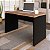 Mesa Reta Escritório Pé Painel 1,20 x 0,60 m 40 mm Home Office Secretária - Imagem 2