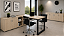 Mesa L Diretiva Executiva Escritório 36 Mm 2,00 x 1,60 M Home Office - Imagem 2