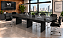 Mesa Sala de Reunião Pé Painel Tampo Bipartido 25 mm 2,40 x 1,20 m - Imagem 7