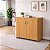 Armário Baixo 2 Portas Fechado Móveis Escritório Home Office 0,80 X 0,37 M 15 mm - Imagem 2