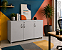 Armário Baixo 3 Portas Fechado Móveis Escritório Home Office 18 mm - Imagem 6
