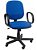 Cadeira Para Escritório Diretor Giratória Home Office Relax Braços Fixos - Imagem 2
