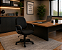 Cadeira Para Escritório Diretor Giratória Home Office Relax Braços Fixos - Imagem 2