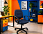 Cadeira Para Escritório Diretor Gomada Giratória Home Office Relax Braços Fixos - Imagem 1