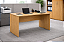 Mesa para Escritório Reta Pé Painel 18 mm 1,40 x 0,60 m Gerente Home Office - Imagem 2
