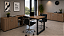 Mesa L Diretiva Executiva Escritório 36 Mm 2,40 x 1,60 M Armário Home Office - Imagem 1