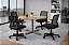 Cadeira Escritório Giratória Executiva Pop Braços Reguláveis Operativa Encosto Tela - Imagem 2