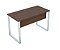 Mesa Reta Escritório 1,80 x 0,70 m 40 mm Pé Tubular Quadro Corporativa Home Office Escrivaninha - Imagem 1
