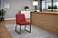 Poltrona Monique Design Base em Aço Recepção Escritório Corporativo Sala de Espera Modular - Imagem 1