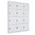 Armario Alta Locker Escaninho 12 Portas com Chaves L 1,19 x P 0,40 x A 1,59 m - Imagem 1
