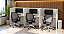 Baia Telemarketing 3 Lugares Simples Lado a Lado 15 mm 2,70 m - Imagem 1