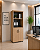 Armário Alto Executivo Misto 2 Portas Escritório Chave 40 mm 1,60 x 0,40 m Home Office Corporativo - Imagem 2