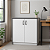 Armário Baixo 2 Portas Fechado Móveis Escritório Light Home Office 0,80 X 0,39 M - Imagem 4