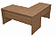 Mesa em L com 2 Gavetas Escritório Corporativa 1,80 x 1,60 m 40 mm Home Office - Imagem 5