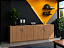 Armário Baixo 4 Portas Fechado Duplo Credence Escritório Home Office Base em Aço 18 mm Chave - Imagem 6