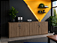 Armário Baixo 4 Portas Fechado Duplo Credence Escritório Home Office Base em Aço 18 mm Chave - Imagem 7