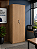 Armário Extra Alto 2 Portas Fechado Escritório Home Office Base em Aço 18 mm Chave Piso Teto - Imagem 2