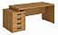 Mesa Reta Escritório Com 4 Gavetas Chave Corporativa 40 mm 1,34 x 0,60 m Home Office Corporativa - Imagem 4