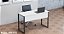 Mesa para Escritório Reta Home Office Pé em Aço Tubular 1,00 x 0,50 m 15 mm Escrivaninha - Imagem 1