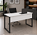 Mesa para Escritório Reta Home Office Pé em Aço Tubular 1,00 x 0,50 m 15 mm Escrivaninha - Imagem 6