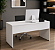 Mesa para Escritório Reta Pé Painel 1,20 x 0,50 m 15 mm Home Office Escrivaninha - Imagem 1