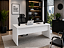 Mesa Reta Pé Painel para Escritório 1,80 x 0,70 m 40 mm Home Office Escrivaninha - Imagem 4