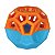 Brinquedo Jambo Orange e Blue Treat Redondo 8cm - Imagem 1