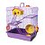 Gaiola Hamster Jel Plast 3 Andares Luxo Sem Tubos - Imagem 1