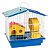 Gaiola Hamster Jel Plast 1 Andar Completa Teto Plástico Desmontável Ref. 637 - Imagem 1