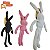 BW2054 Brinquedo Bom Amigo Dog Pelucia The Rabbit - Imagem 1